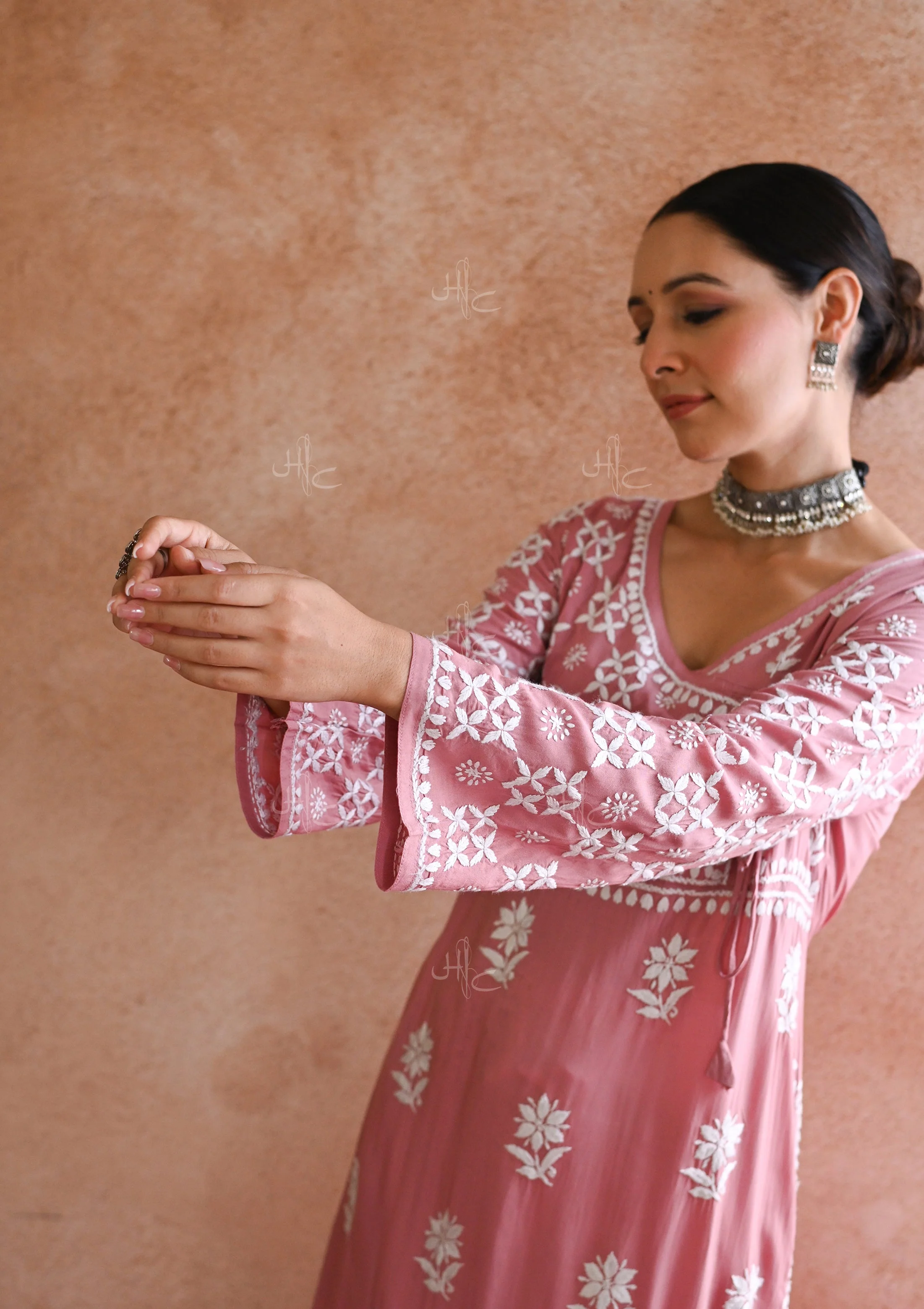 Kashish Chikankari Modal Straight Kurta - Image 4