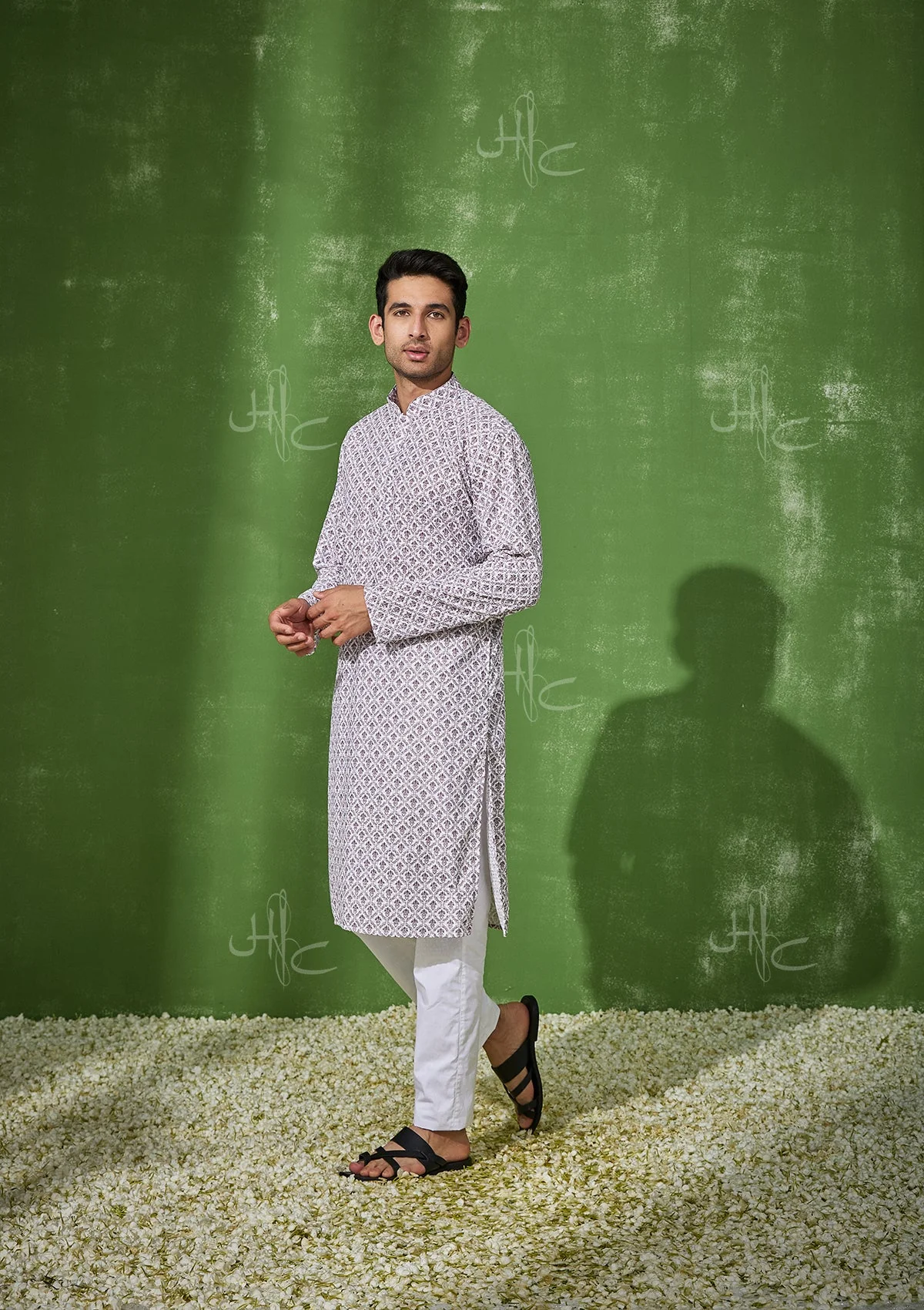HOC Nasir Cotton Straight Men's Kurta - Image 4