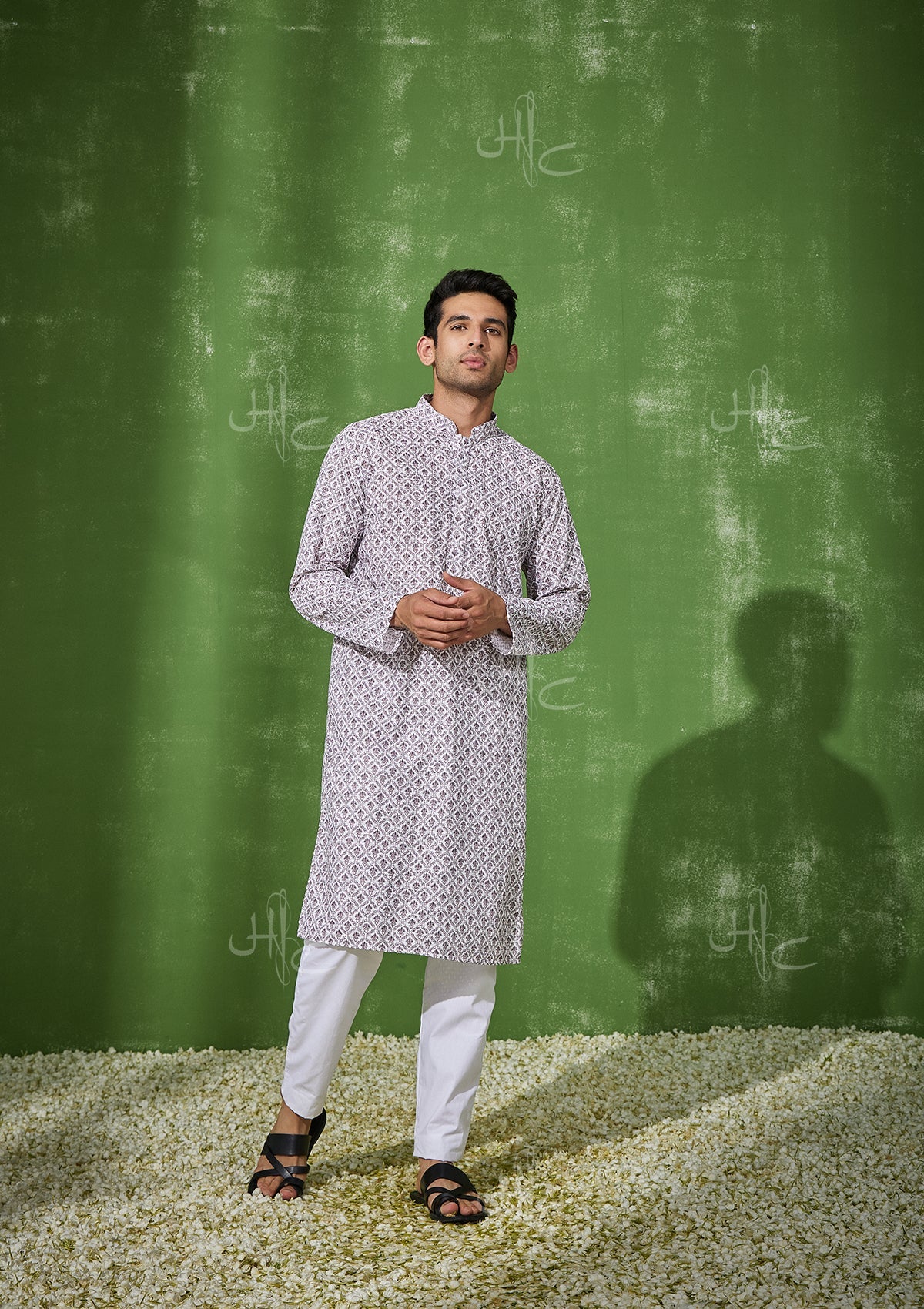 HOC Nasir Cotton Straight Men's Kurta - Image 5