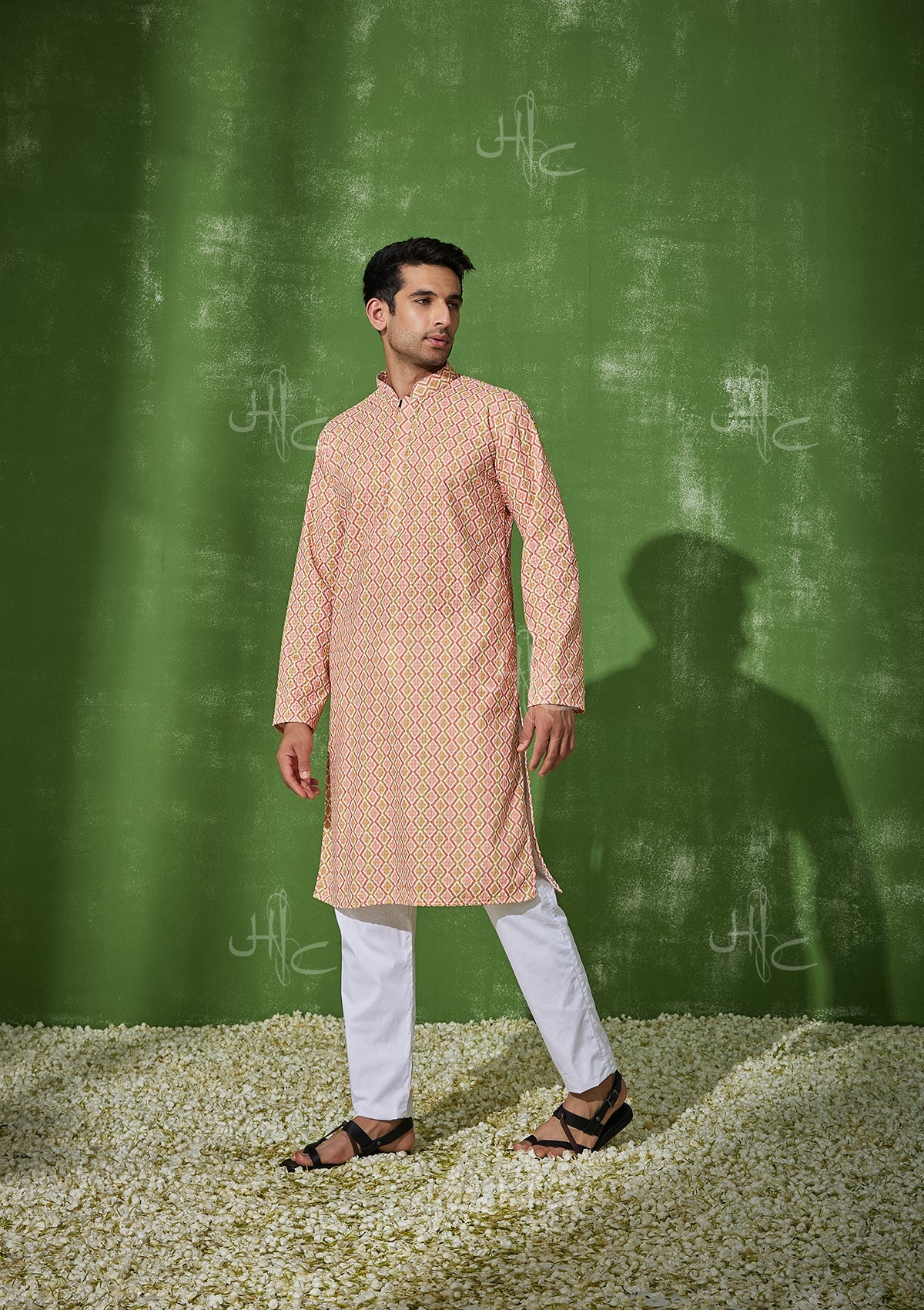 HOC Razik Cotton Straight Men's Kurta - Image 3