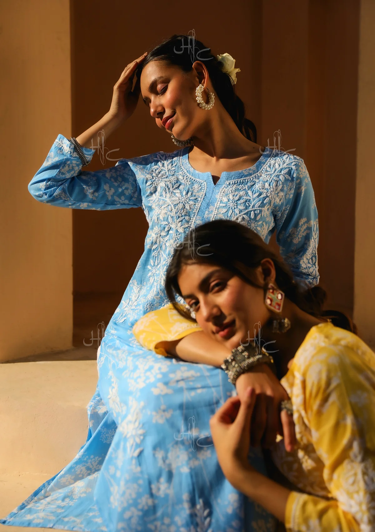 Zainab Chikankari Mulmul Straight Kurta - Image 7